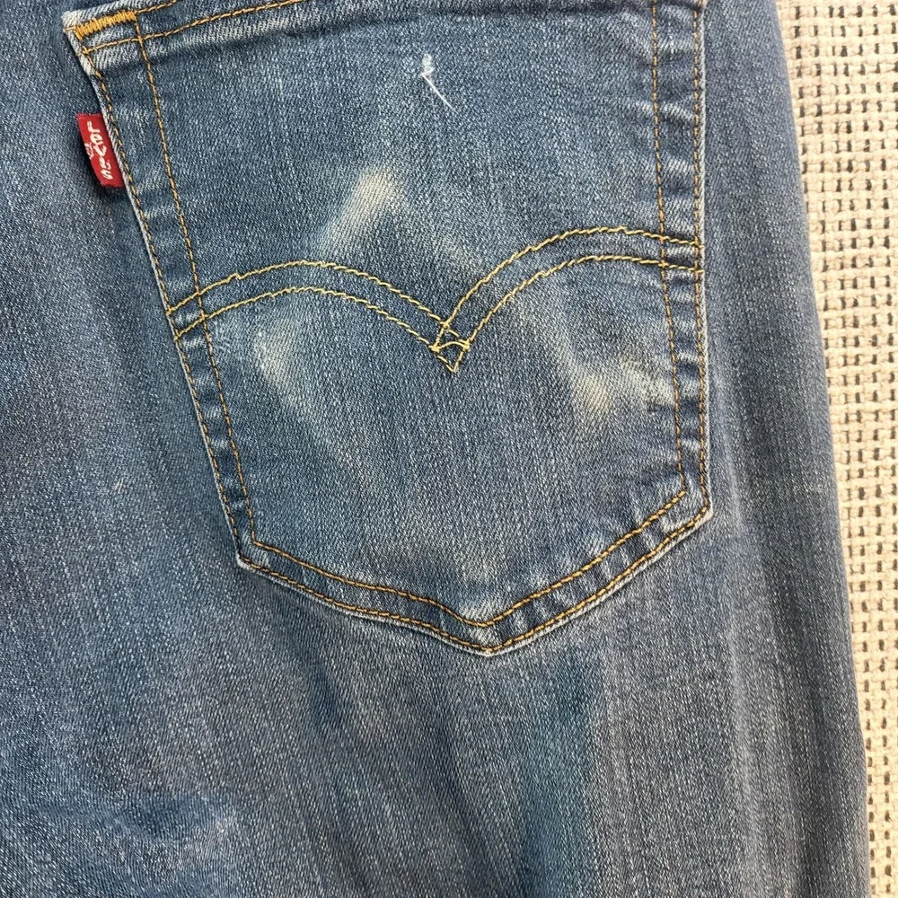 Levi's 514 Jeans Mens 34x32‎ Blue Straight Leg Denim Medium Wash Zip Fly
